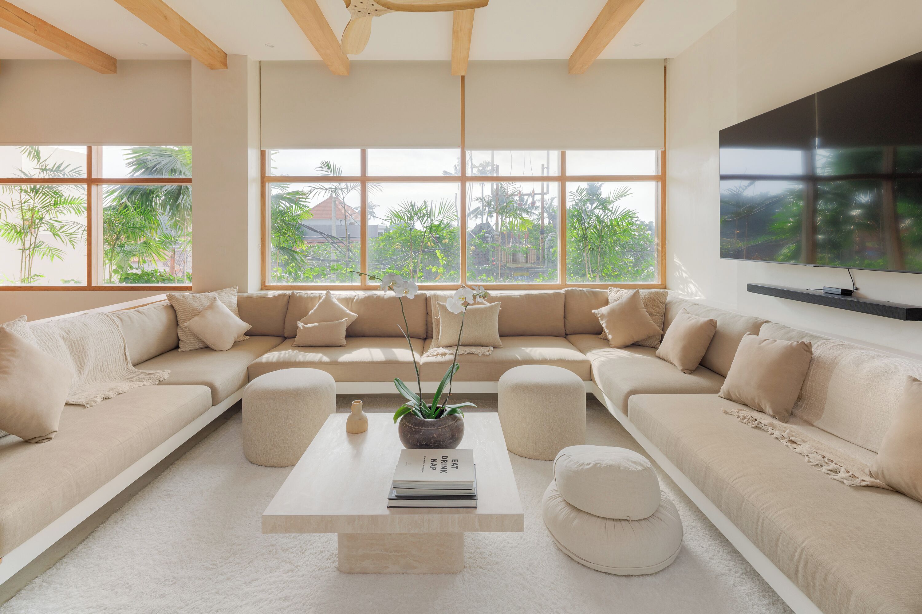 公寓, 1 間臥室, 私人泳池 | 客廳