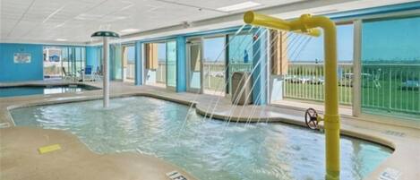 Indoor pool, outdoor pool