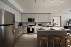 Fridge, microwave, oven, stovetop - Panoramic Views on High floor- Near Stadium- 3B 2B (North Miami)