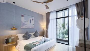 Premium Two Bedroom Suite | Individually decorated, individually furnished, desk, blackout drapes