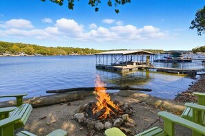 Property grounds - Lakefront Home w/ Private  Dock, Boat Slip, Firepit & Sunset Views at 3MM (Gravois Mills)