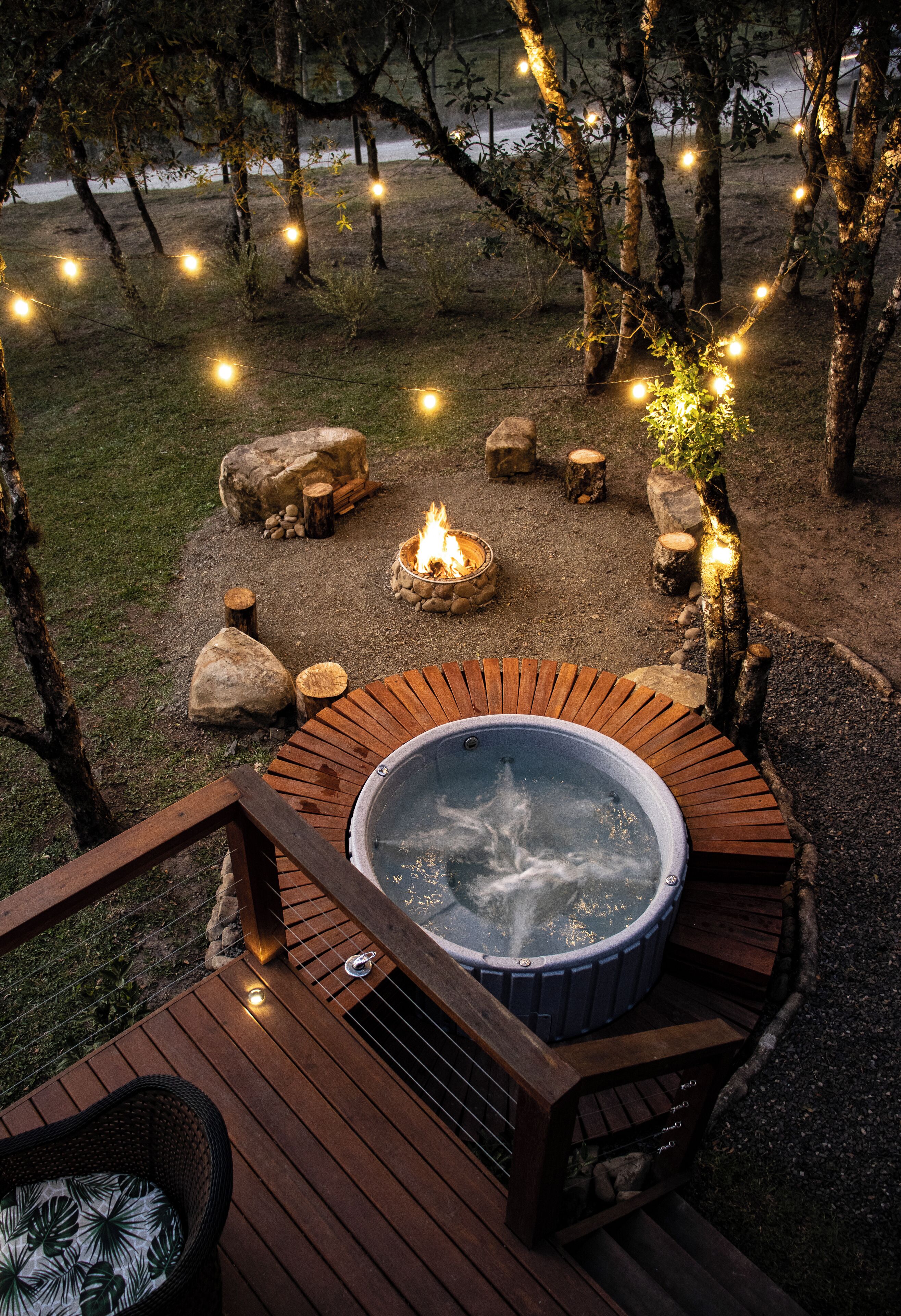 Deluxe Cabin, Non Smoking, Mountain View | Terrace/patio