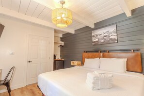 1 غرفة نوم ومكتب وواي فاي وملاءات أسرّة