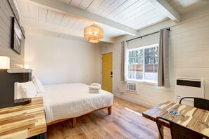 1 bedroom, desk, WiFi, bed sheets