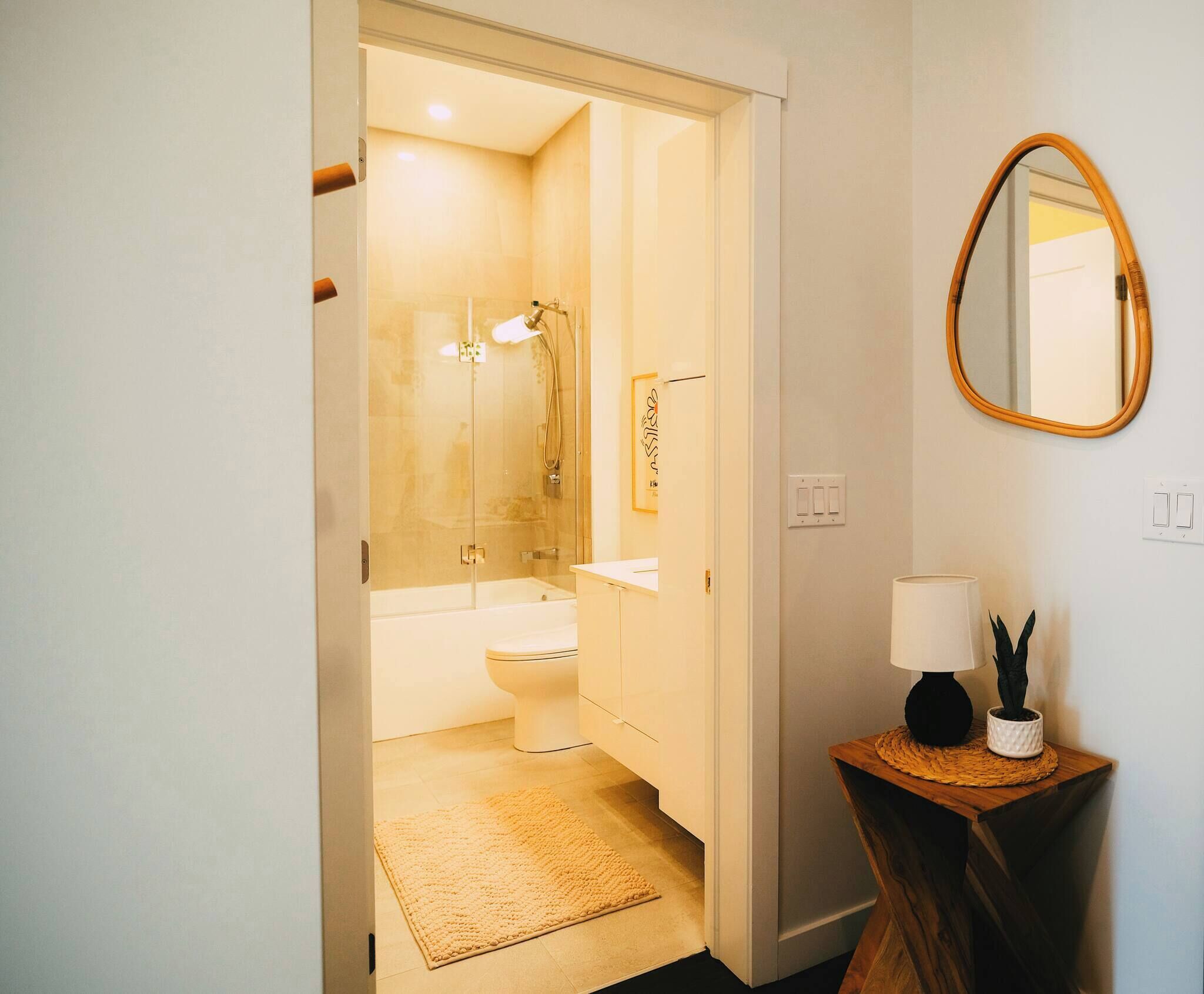 Eco-friendly toiletries, hair dryer
