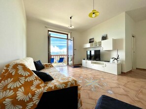 Appartement Deluxe, vue mer | Coin séjour