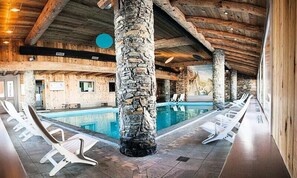 Apartment | Pool | Outdoor pool, a heated pool - Apartment in La Plagne With Mont Blanc Views (Aime-la-Plagne)
