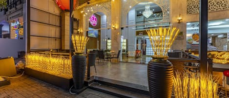 Majoituspaikan julkisivu