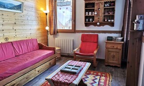Living area - La Clairiere 32 - 2-bedroom Apartment With Mezzanine, Valley View (Les Avanchers-Valmorel)