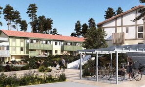 Exterior - Apartment in Mimizan Near Sandy Beach (Mimizan)