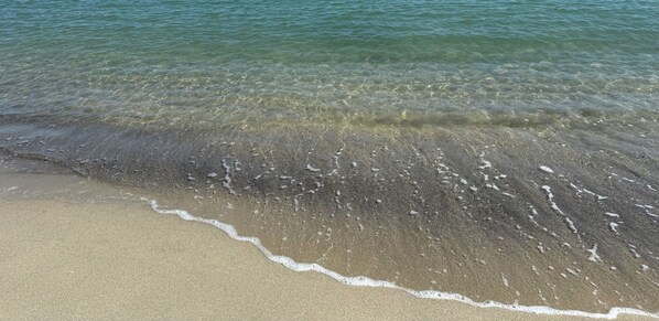 Sun loungers, beach towels