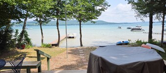 Glen Lake Home w/ fire pit, gas gill, deck, dock, partial A/C & more!