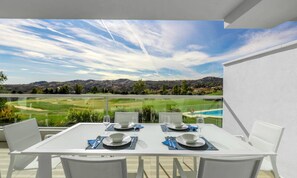 Outdoor dining - Apartment at La Cala Golf With Spa Access (Mijas)