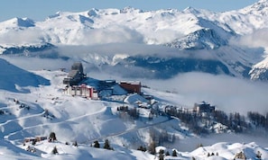 Aerial view - Apartment in Paquebot With Mont Blanc View (Aime-la-Plagne)