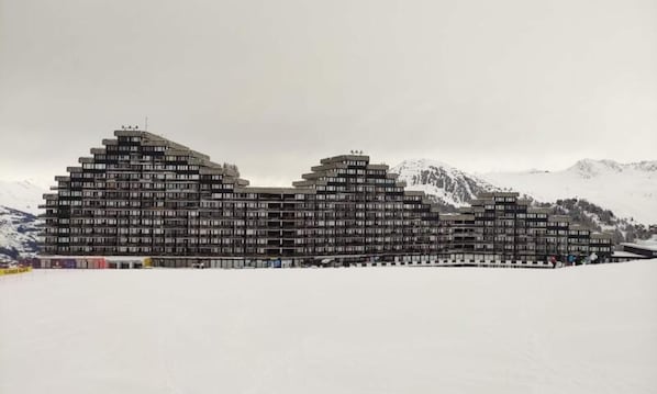 Exterior - Apartment in Paquebot With Mont Blanc View (Aime-la-Plagne)