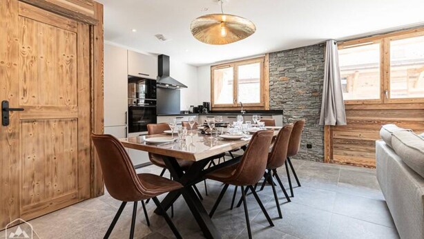 Dining - Apartment in Bonneval Near Vallonnet Lift (Bonneval-sur-Arc)