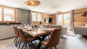 Dining - Apartment in Bonneval Near Vallonnet Lift (Bonneval-sur-Arc)