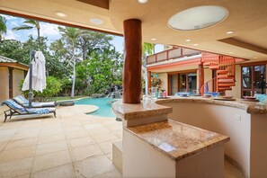 Outdoor pool, a heated pool - Maile Hale-Serenity Home (Waimea)