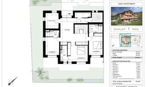Floor plan - Chalet in Super Morzine With Hot Tub (Morzine)
