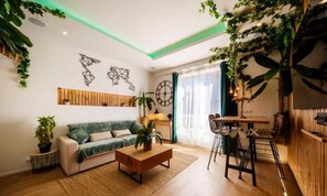 Living area - Apartments for 4 People (Antibes)
