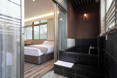Quarto. Hoya Hot Springs Resort Guanziling