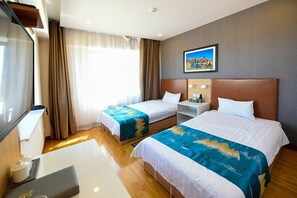 Chambre supérieure avec lits jumeaux | Accès au Wi-Fi (inclus)