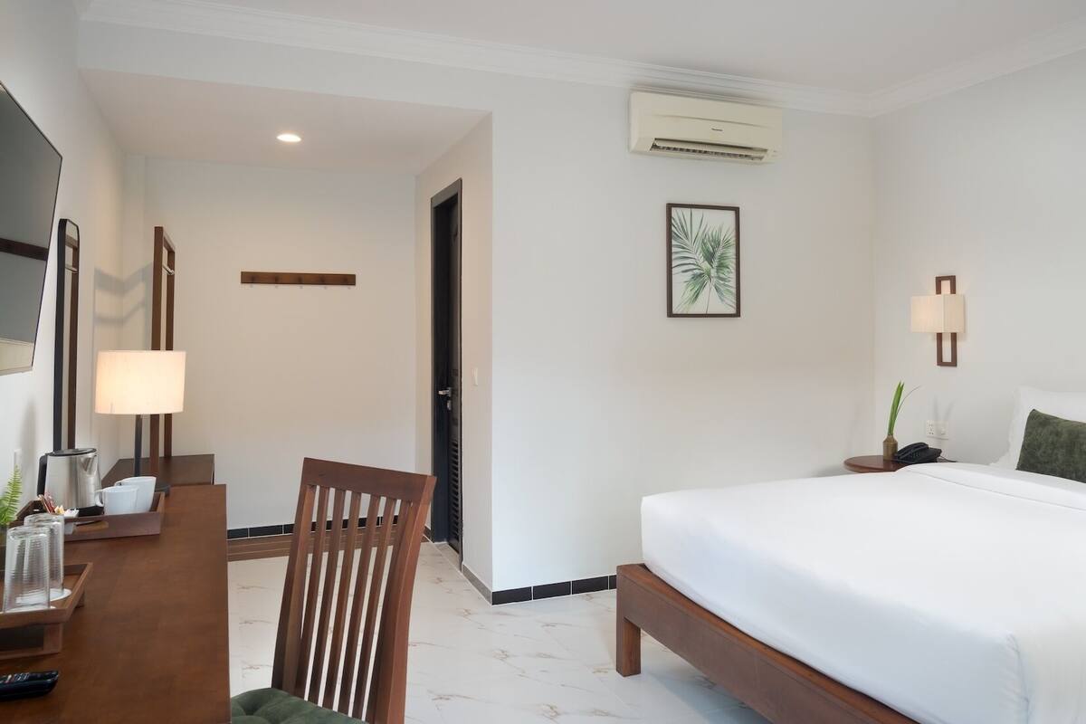 Habitación doble estándar | Escritorio, espacio para trabajar con laptop, cunas y wifi gratis