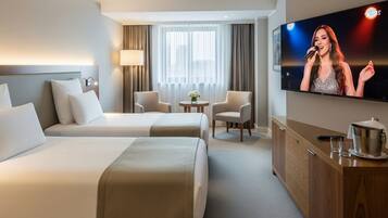 Twin Room | Desk, laptop workspace, free WiFi, bed sheets