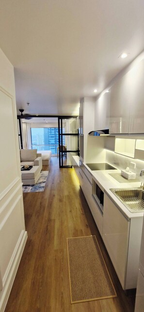 คอนโด, 1 ห้องนอน, วิวเมือง | ภายใน