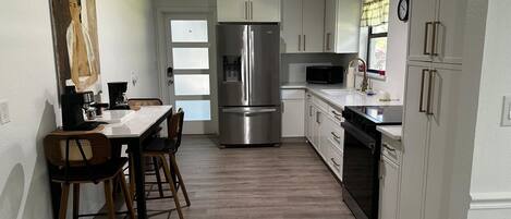 Microwave, oven, stovetop