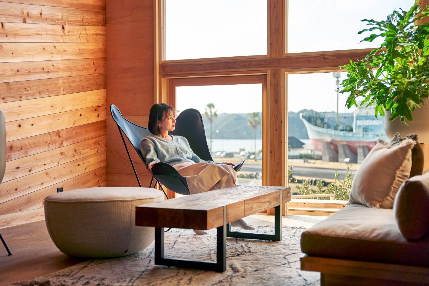 Luksusvilla, havutsikt | Innvendig