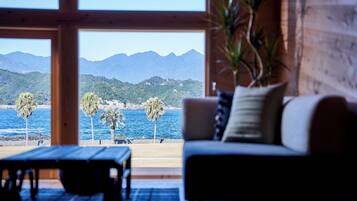 Uitzicht vanuit accommodatie