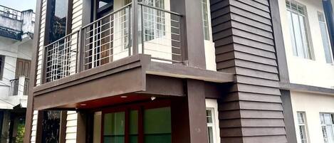 Fassade der Unterkunft