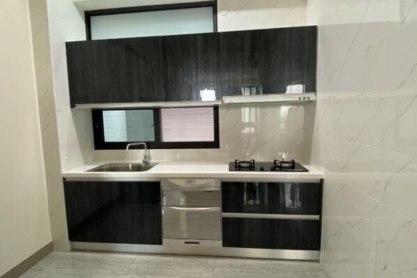 Private kitchen - Chien Chien Backpacker Hostel Business Hotel Accommodation Nankexin City Shanhua Yongkang (Tainan)