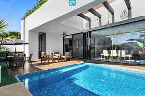 Pool - 3BR Tamarán Villa | Rooftop Pool + Beach Club (Cruz de Huanacaxtle)