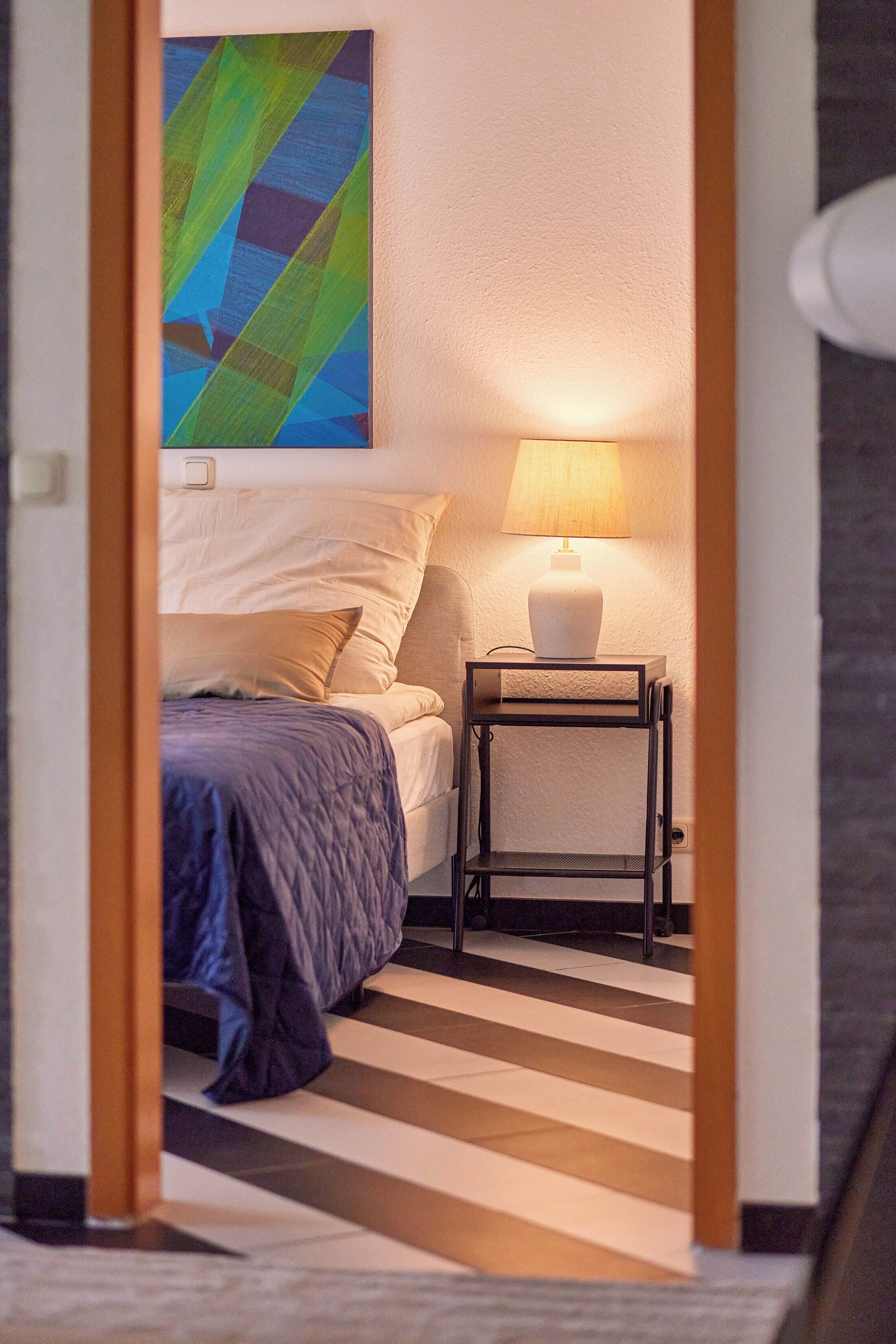 2 dormitorios, tabla de planchar con plancha, wifi y ropa de cama