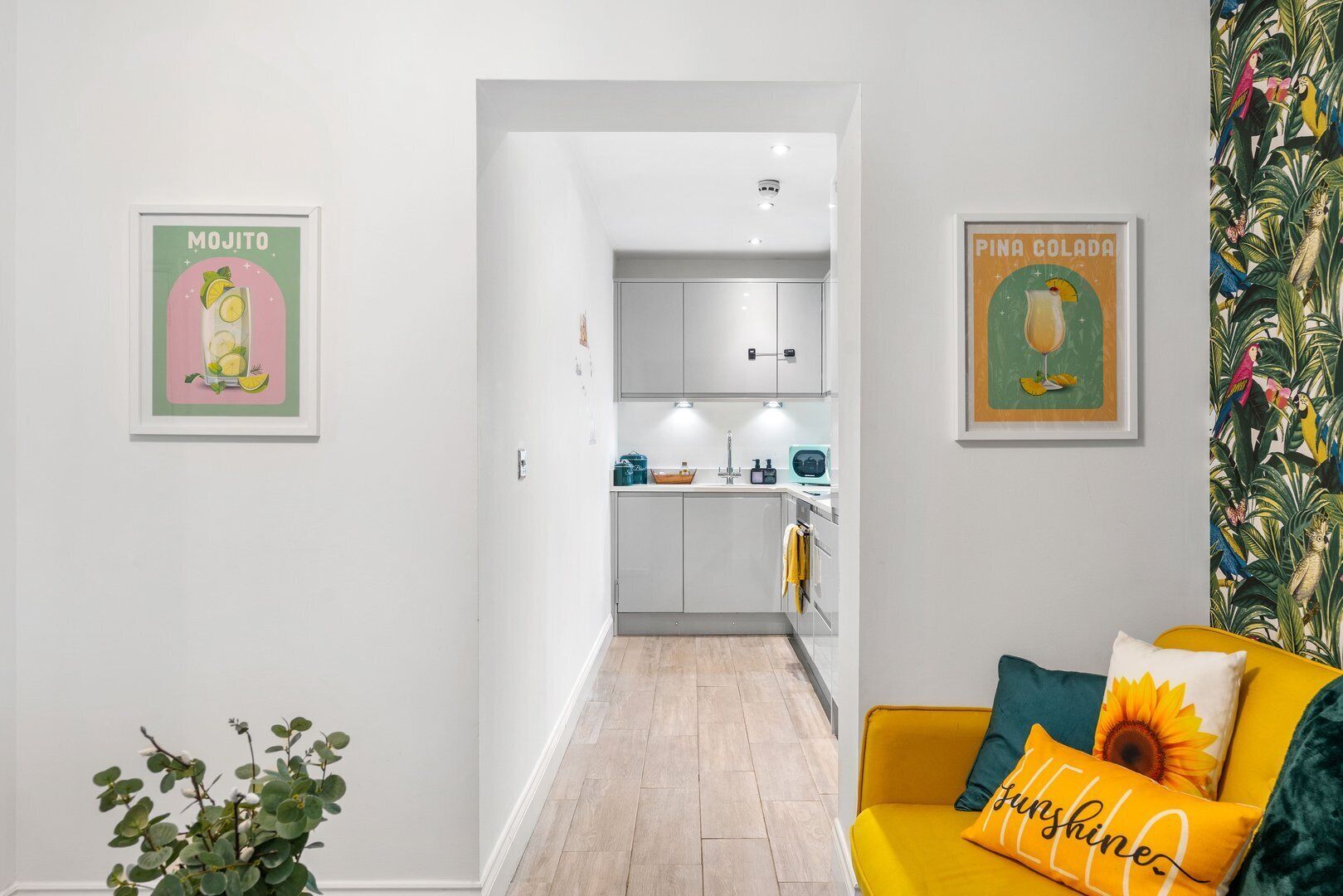 Apartamento (Brighton Seaside 1-Bed Retreat near T) | Cocina privada