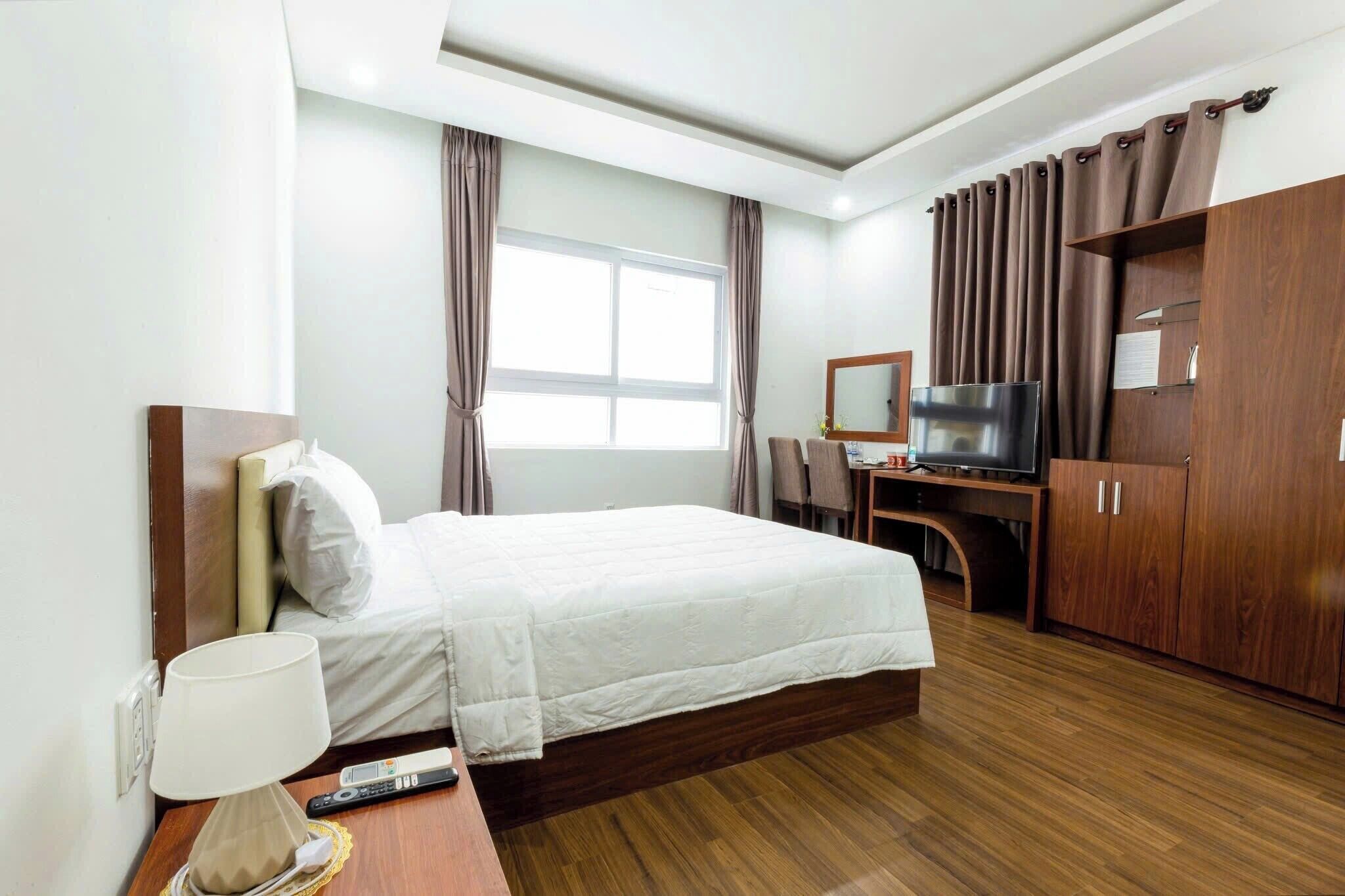 ห้องดับเบิล, วิวเมือง | Wi-Fi ฟรี, ผ้าปูที่นอน