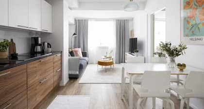 New Stylish 1BR Apt. in Trendy Kallio