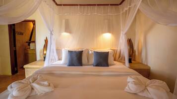 Luxury Room, Patio, Beach View | In-room safe, iron/ironing board, free WiFi