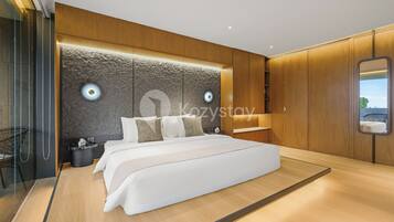 Villa, 3 Bedrooms, Mountain View | Desk, laptop workspace, iron/ironing board, free WiFi