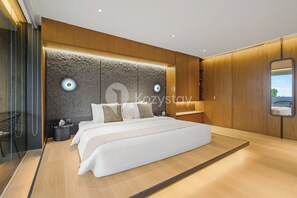 Vila, 3 kamar tidur, pemandangan gunung | Meja kerja, ruang kerja ramah laptop, dan setrika/meja setrika