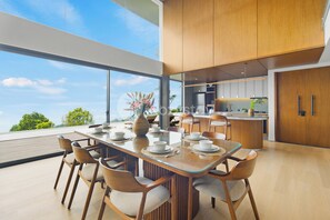 Vila, 3 kamar tidur, pemandangan gunung | Ruang makan