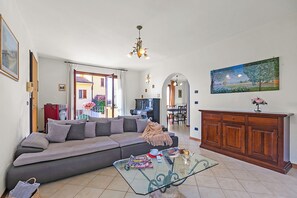 Family House, Multiple Bedrooms, 2 Bathrooms, Mountainside (Comfortable House Private Pool&View6) | Living area - Comfortable House With Pool&lovely View (Pescia)