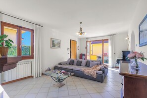 Family House, Multiple Bedrooms, 2 Bathrooms, Mountainside (Comfortable House Private Pool&View6) | Living area - Comfortable House With Pool&lovely View (Pescia)