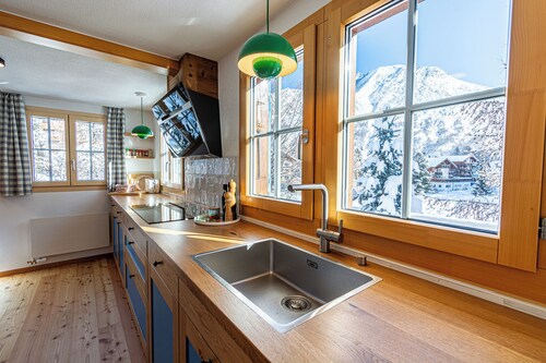 Traditional Swiss Chalet in Saas-Fee with 6 bedrooms fully renovated in 2023.