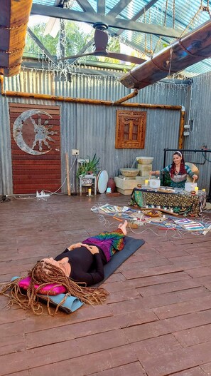 Shared Dormitory, 1 Bedroom, Patio, Garden View | Property grounds