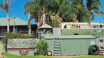 Shared Dormitory, 1 Bedroom, Patio, Garden View | Exterior