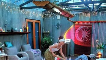 Shared Dormitory, 1 Bedroom, Patio, Garden View | Living room