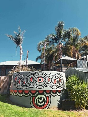 Shared Dormitory, 1 Bedroom, Patio, Garden View | Property grounds